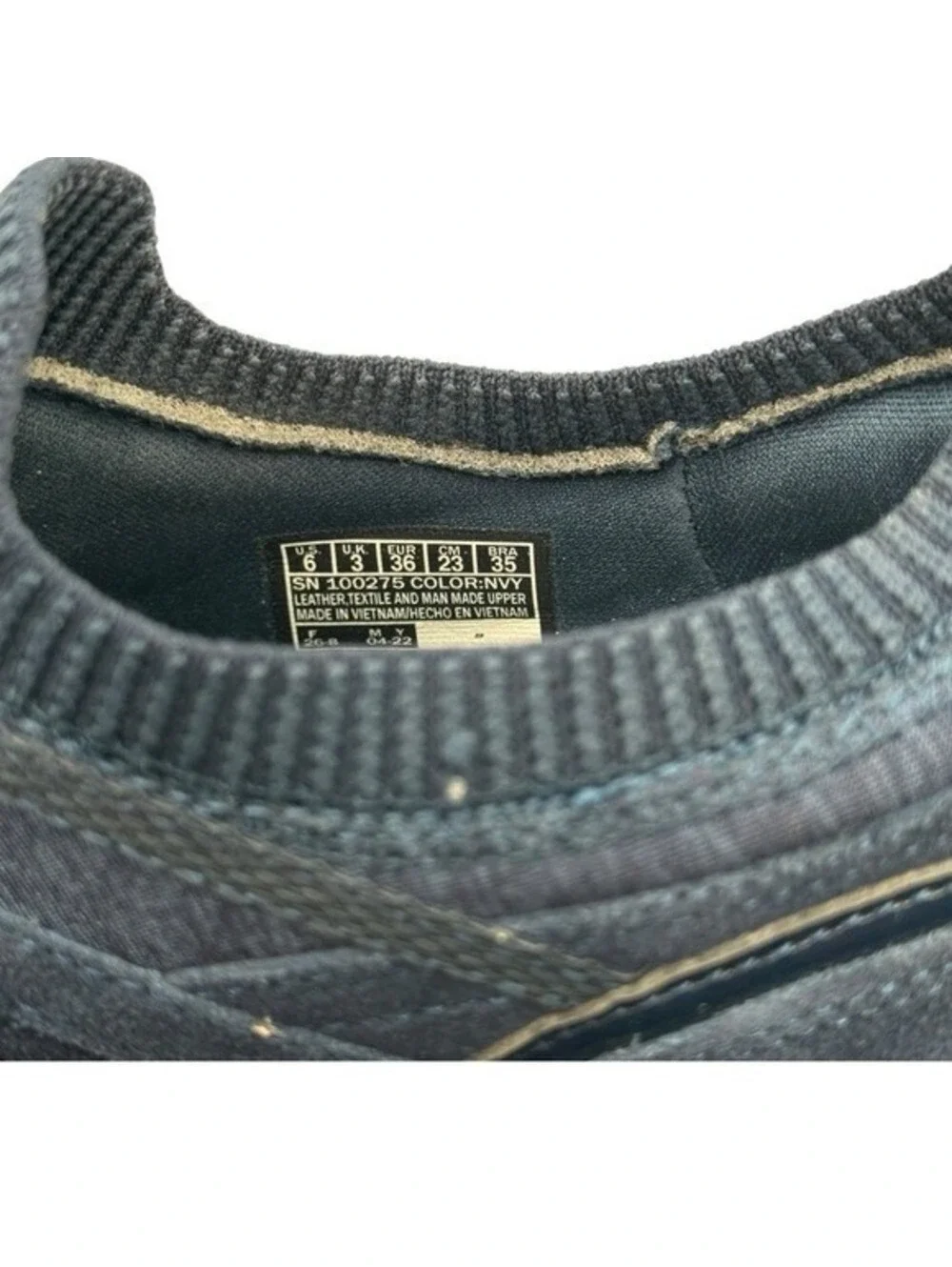 Skechers Arch Fit Women Navy Blue Slip On Sneakers Shoes Size 6